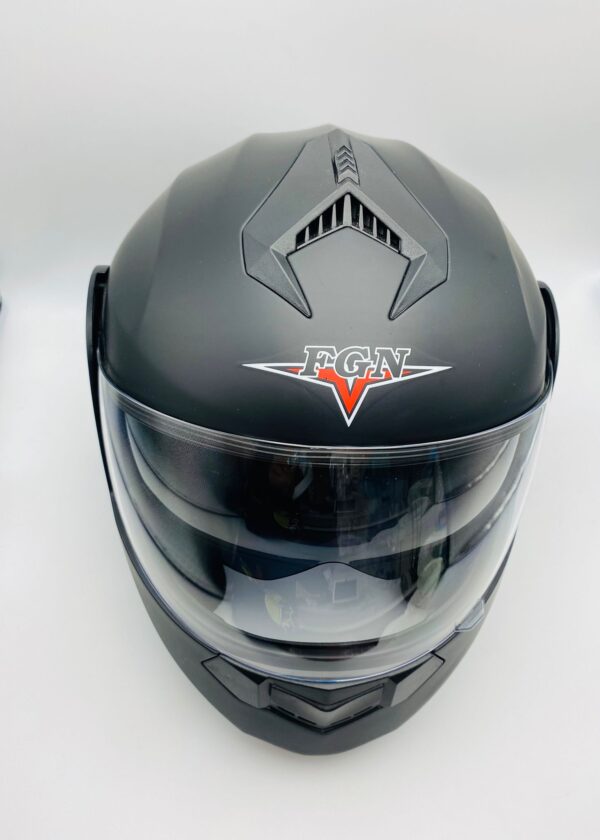 516560 6 CASCO DE MOTO FGN XL NEGRO + FUNDA