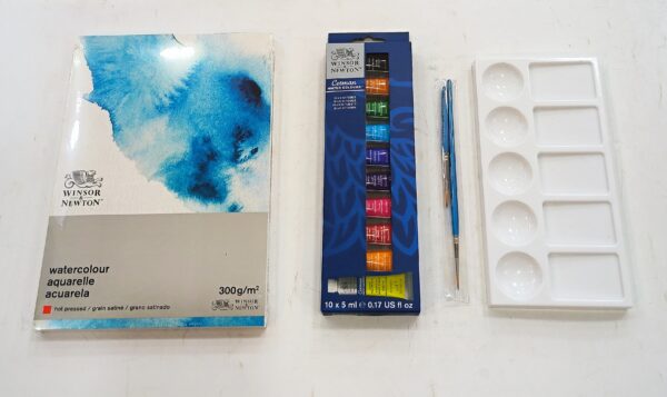 516882 3 scaled SET DE PINTURAS WINSOR & NETWORK WATERCOLOUR ESSENTIALS 14 PCS EN CAJA A ESTRENAR