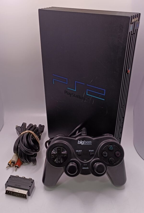 516887 10 CONSOLA PS2 FAT + MANDO + CABLES