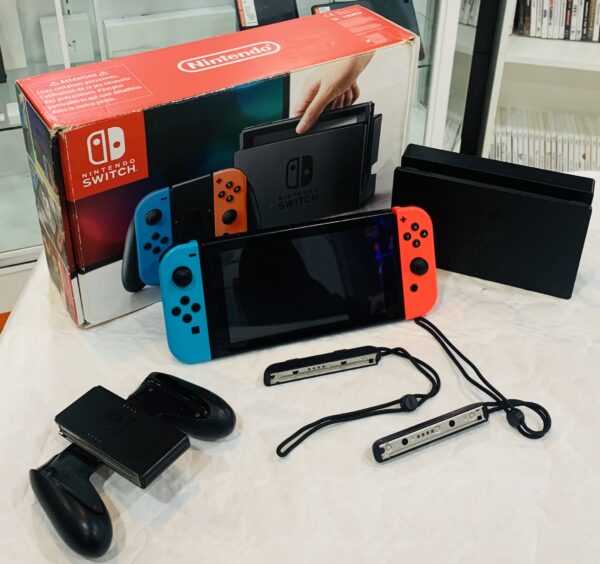 516940 CONSOLA NINTENDO SWITCH HAC-001+DOCK, CABLES, CAJA Y ACCESORIOS