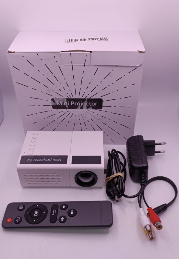 516962 5 MINI PROJECTOR S2 + MANDO + CABLE + CAJA