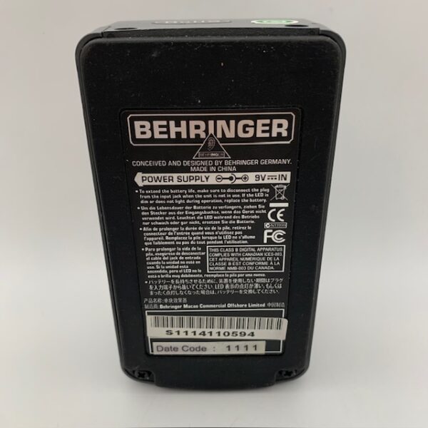 516988 3 PEDAL BEHRINGER TU300 CHROMATIC TUNER