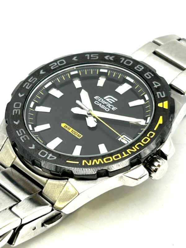 517206 3 RELOJ CASIO EDIFICE EFV120DB1 + CAJA + ESLABONES + CERTIFICADO