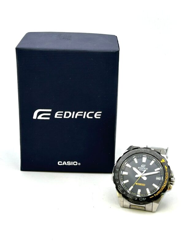 517206 6 RELOJ CASIO EDIFICE EFV120DB1 + CAJA + ESLABONES + CERTIFICADO