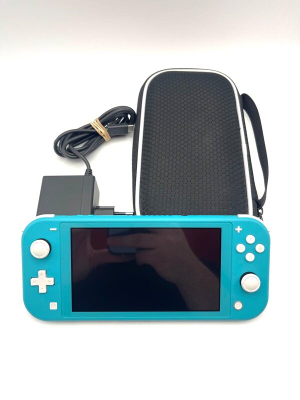 517669 1 NINTENDO SWITCH LITE TURQUESA + CARGADOR + FUNDA