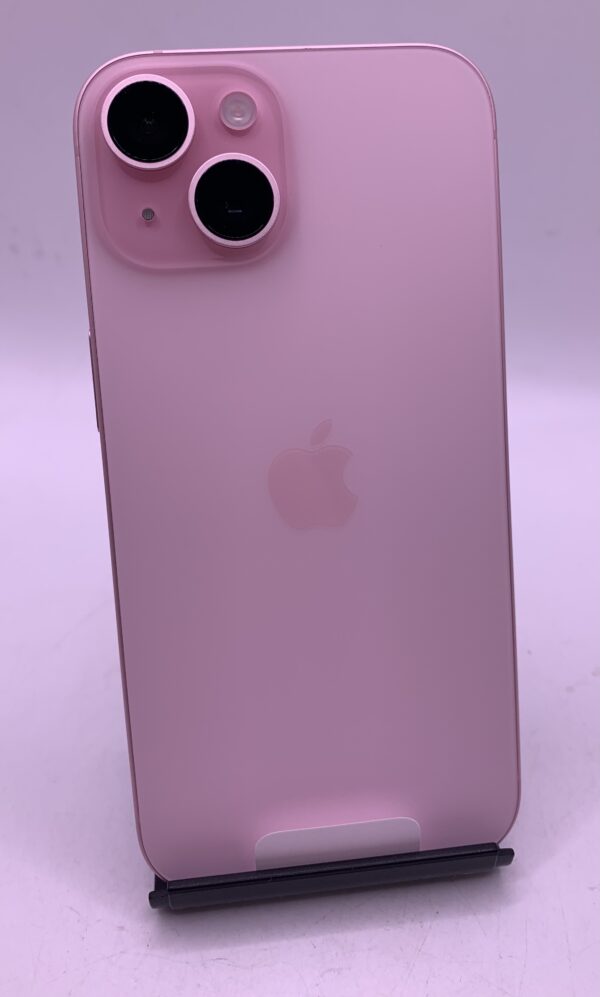 517696 2 scaled MOVIL APPLE IPHONE 15 128GB ROSA + CAJA + CABLE DE CARGA *A ESTRENAR*