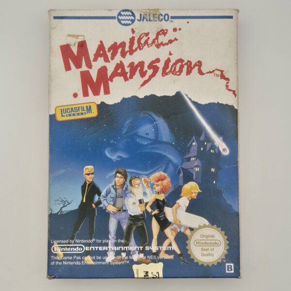 517744 5 scaled VIDEOJUEGO NINTENDO NES MANIAC MANSION + CAJA + INSTRUCCIONES