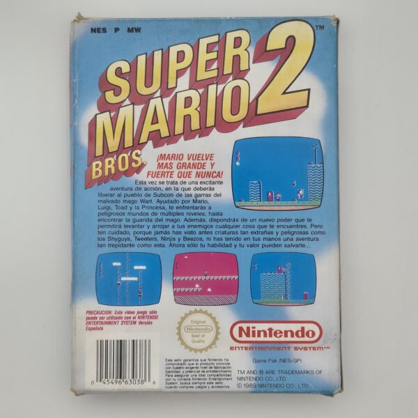 517750 1 scaled VIDEOJUEGO SUPER MARIO BROS 2 NINTENDO NES + CAJA