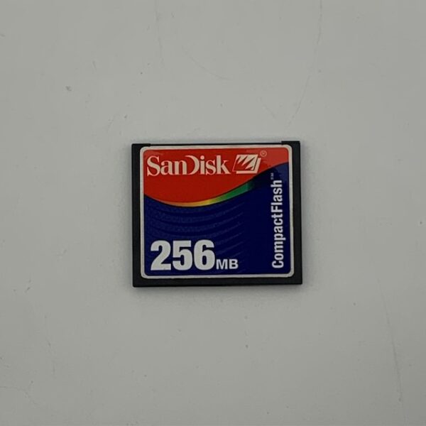 517872 2 TARJETA COMPACT FLASH SANDISK 256MB