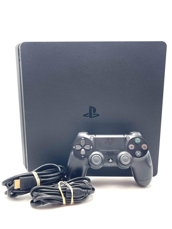 517950 1 CONSOLA PS4 SLIM 1TB NEGRA + MANDO + CABLES