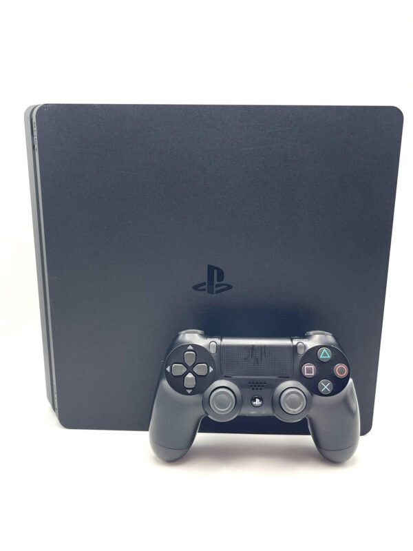 517950 3 CONSOLA PS4 SLIM 1TB NEGRA + MANDO + CABLES