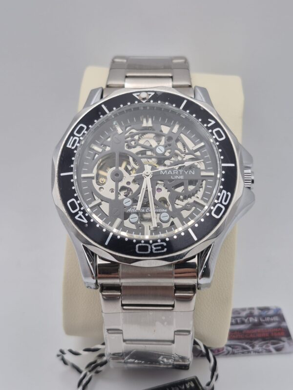 517992 7 RELOJ MARTYN LINE AUTOMATICO 3927 ATLANTA COLLECTION CORREA ACERO CON CAJA