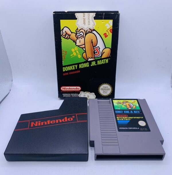 518232 scaled VIDEOJUEGO DONKEY KONG JR. MATH NINTENDO NES+CAJA