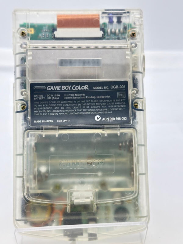 519461 1 CONSOLA GAME BOY COLOR NINTENDO TRANSPARENTE