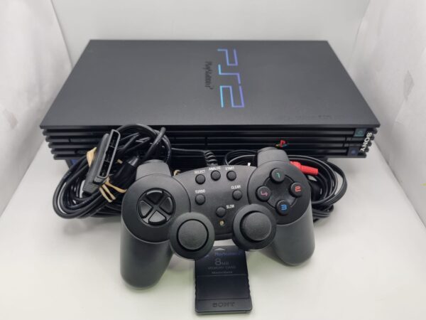 519719 1 CONSOLA SONY PS2 FAT + MANDO Y ACC