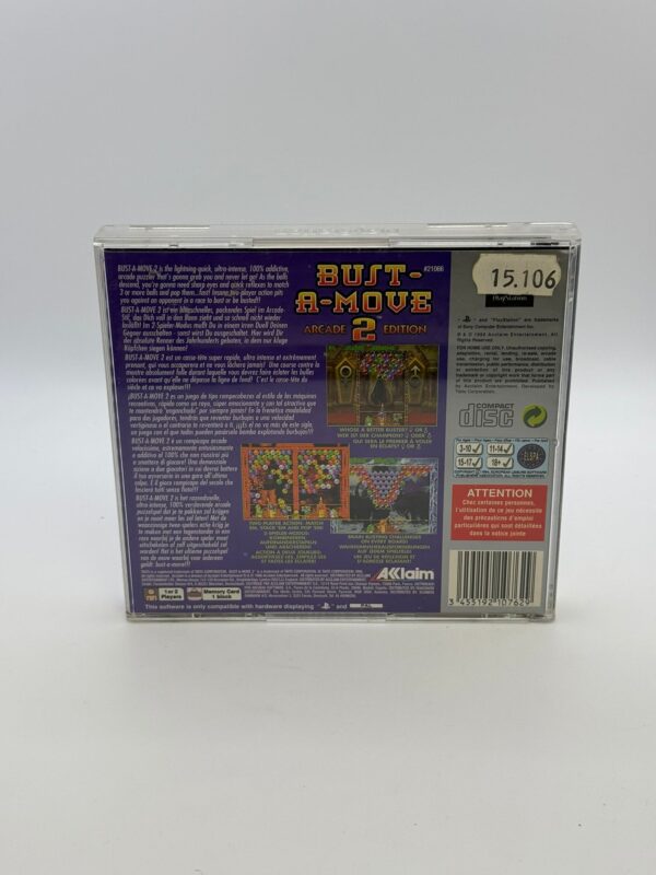 520203 1 VIDEOJUEGO PS1 BUST A MOVE 2 + MANUALES