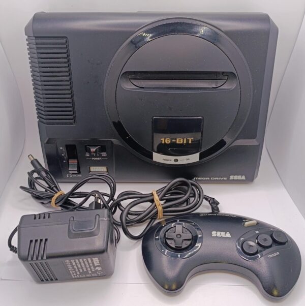 520426 2 CONSOLA SEGA MEGADRIVE 16-BIT + FUENTE + MANDO