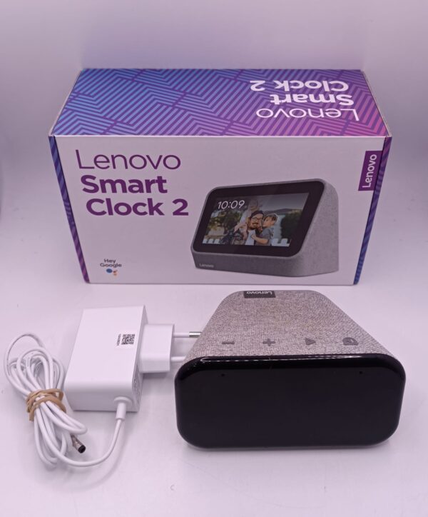 520495 4 ASISTENTE LENOVO SMART CLOCK 2 + CAJA