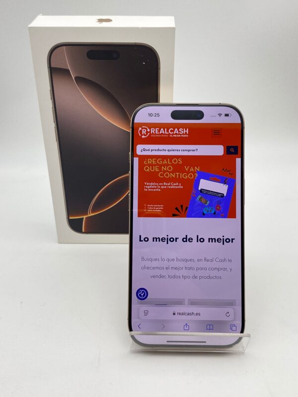 521606 3 IPHONE 16 PRO 256GB DORADO 100% CB + CAJA