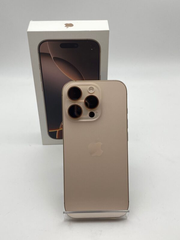 521606 6 IPHONE 16 PRO 256GB DORADO 100% CB + CAJA