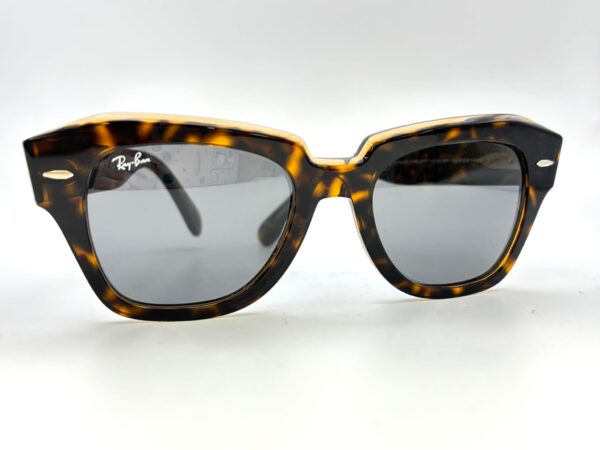 522998 3 GAFAS DE SOL RAY BAN RB2186 STATE STREET 1291/B1 + FUNDA TELA