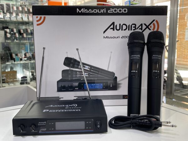 IMG 8513SAMU270125 97 scaled SET DE MICROFONO AUDIBAX MISSOURI 2000 VHF DUAL WIRELESS CON CAJA