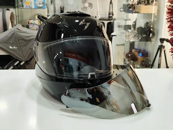 Imagen de WhatsApp 2024 12 27 a las 17.55.23 33fcef7e CASCO MOTO SCORPION EXO-391 NEGRO TALLA S + PANTALLA EXTRA