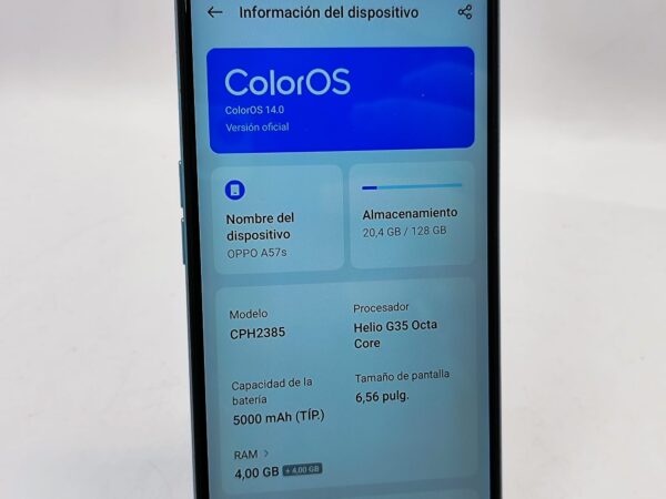 Imagen de WhatsApp 2025 01 04 a las 12.12.22 f72e1807 MOVIL OPPO A57S 128GB/4GB AZUL