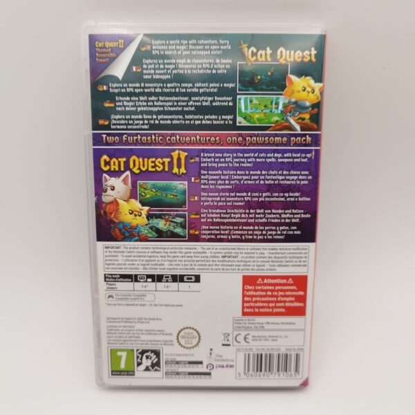 06 U524042 2 JUEGO NINTENDO SWITCH CAT QUEST + CAT QUEST II