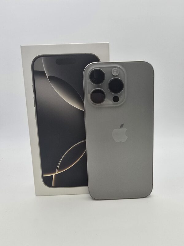 15u520897 2 IPHONE 16 PRO 256 GB GRIS 100% BAT + CAJA + CARGADOR