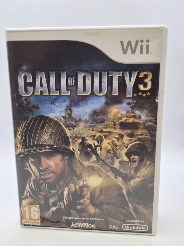 15u524882 1 VIDEOJUEGO CALL OF DUTY 3 WII