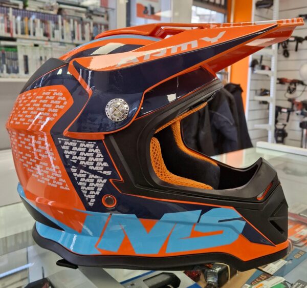 15u528839 3 CASCO IMS MOTOCROSS ARMY UX-81 TALLA S