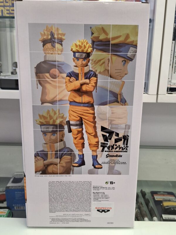 15u529808 4 FIGURA NARUTO UZUMAKI 26 CM + CAJA * A ESTRENAR*