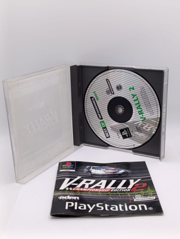 315744 1 VIDEOJUEGO PS1 V-RALLY 2º