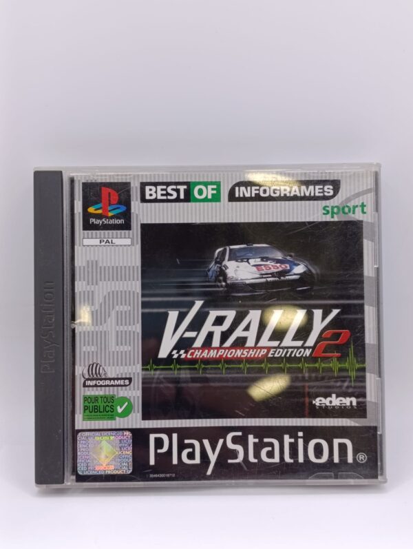 315744 2 VIDEOJUEGO PS1 V-RALLY 2º