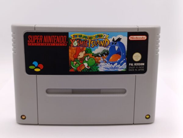 3852821 7 VIDEOJUEGO SUPER NINTENDO SUPER MARIO WORL 2 TOSHIS ISLAND