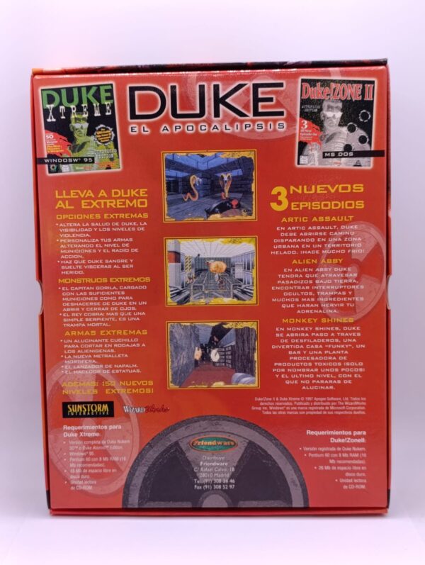 3852830 4 VIDEOJUEGO PC DUKE EL APOCALIPSIS + CAJA