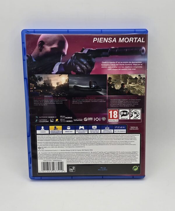 517538 2 VIDEOJUEGO PARA SONY PS4 HITMAN 2