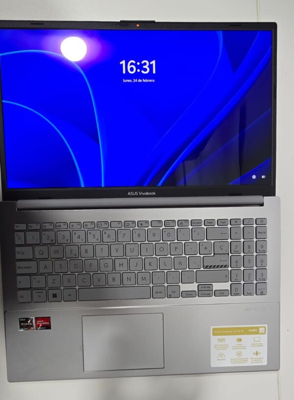 518762 3 PORTATIL ASUS VIVOBOOK GO14/15 AMD RYZEN 5 7500U 16RAM 512GB SSD + CARGADOR + CAJA