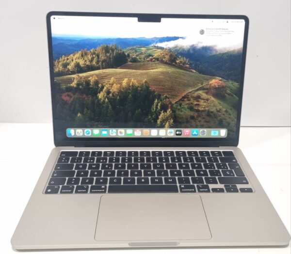 520766 1 PORTATIL MACBOOK AIR M3 8GB/512GB SSD BAT 100% +CAJA + CARGADOR