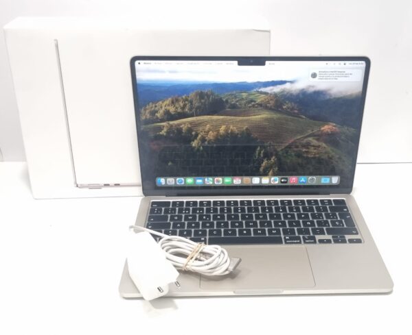 520766 4 PORTATIL MACBOOK AIR M3 8GB/512GB SSD BAT 100% +CAJA + CARGADOR