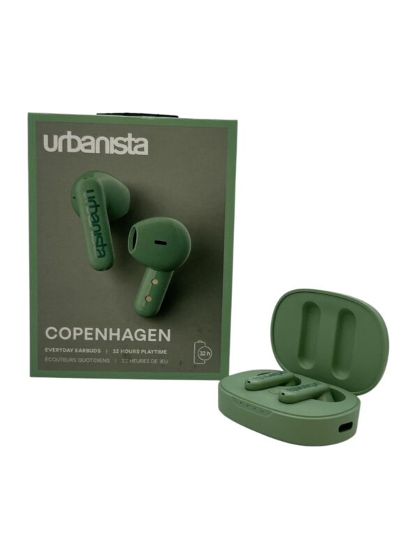 523035 5 AURICULARES URBANISTA COPENHAGEN VERDE * A ESTRENAR*