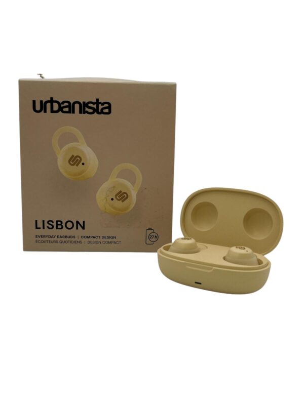 523515 1 AURICULARES URBANISTA LISBON BLANCOS A ESTRENAR