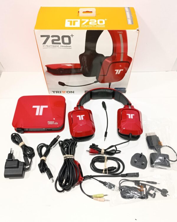 524027 1 AURICULARES TRITTON 720 PLUS ROJO + CAJA + ACC