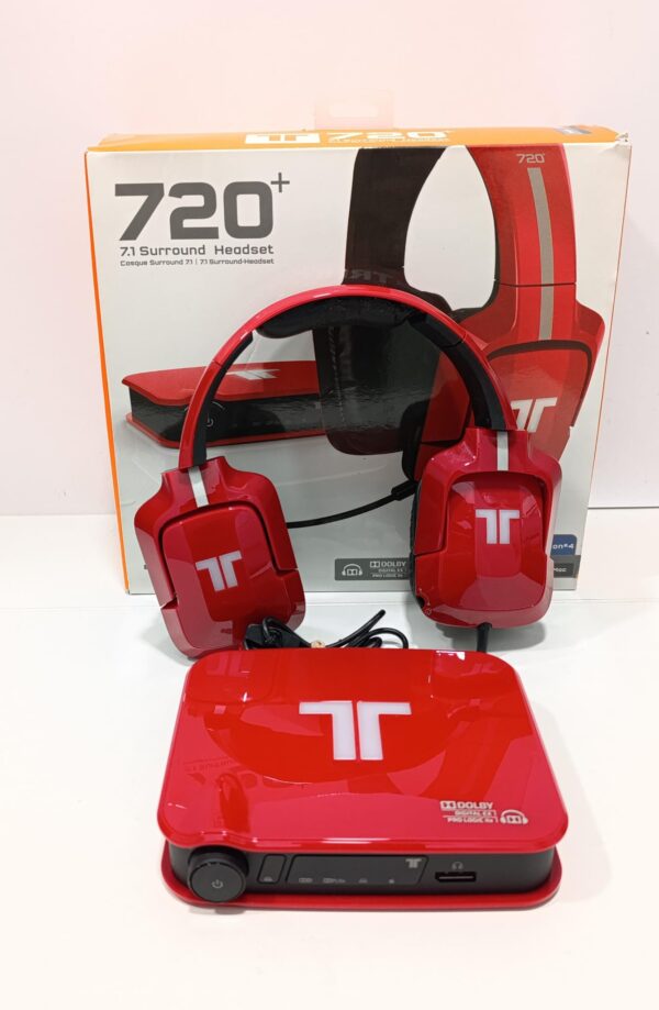 524027 2 AURICULARES TRITTON 720 PLUS ROJO + CAJA + ACC