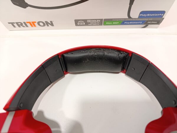 524027 4 AURICULARES TRITTON 720 PLUS ROJO + CAJA + ACC