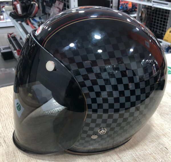 525427 5 CASCO MOTO BELL RSD 1974 TALLA M + FUNDA GENERICA + VISERA + MANUAL