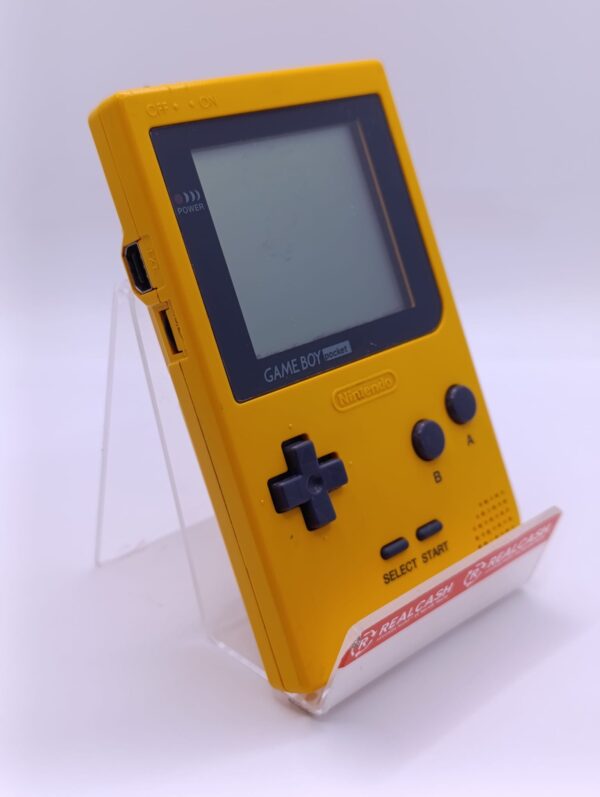 525437 7 CONSOLA GAME BOY POCKET AMARILLA (MARCAS EN LA PANTALLA)