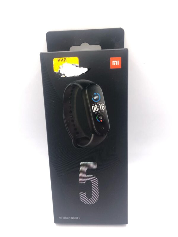 527341 3 PULSERA MI SMART BAND 5 NEGRO + CAJA +CAJA *A ESTRENAR*