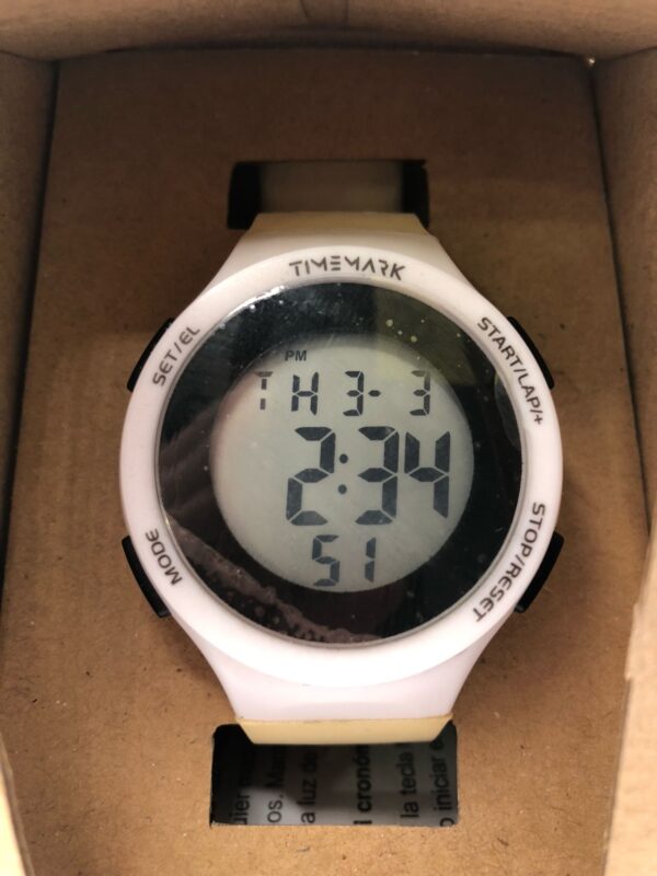 527383 1 RELOJ DIGITAL TIMEWARK TM1150 BLANCO + CAJA * A ESTRENAR *